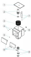 Pièces détachées pour Skimmer A-101 INOX 316