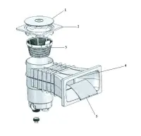 Pièces détachées pour Skimmer Elegance A400 Béton