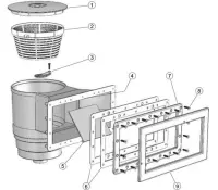 Pièces détachées pour Skimmer Hors-sol A300