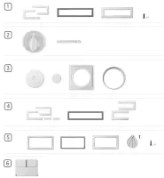 Pièces détachées pour Skimmer liner - béton (miroir, angle et standard)