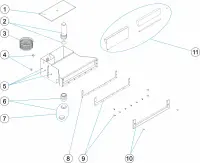 Pièces détachées pour Skimmer mince A-500, A-650