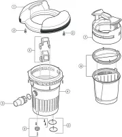 Pièces détachées pour Skimmer Polaris LCS