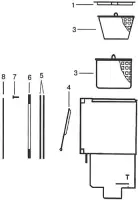 Pièces détachées pour Skimmer SP1090 à SP1097