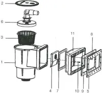 Pièces détachées pour Skimmer SP1091