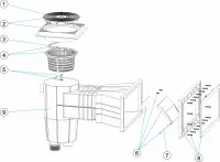 Pièces détachées pour Skimmer standard 15L COQUE