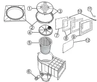 Pièces détachées pour Skimmer SUPASKIMMER, FULFLO