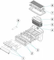 Pièces détachées pour Skimmer UNIK piscine PANNEAUX