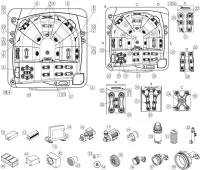 Pièces détachées pour Spa PACIFIC 70