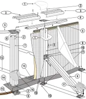 Pièces détachées pour Piscine ovale CELOSIA H.1M32