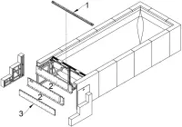 Pièces détachées pour Structure piscine YACHT 2m