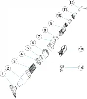 Pièces détachées pour Aspirateur Astral Super vac