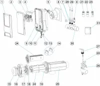 Pièces détachées pour électrolyse sel Zodiac EXPERT