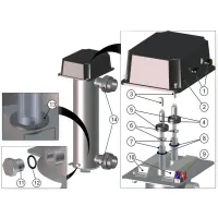 Pièces détachées pour Stérilisateurs UV INOX MULTI lampe - UV170, UV250, UV340