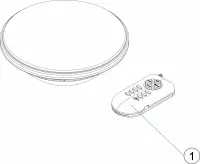 Pièces détachées pour Télécommande d'ampoule PAR56 LC RGB