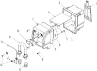 Pièces détachées pour Tête de pompe péristaltique Microdos MP2
