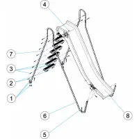 Pièces détachées pour Toboggan droit