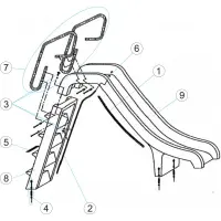 Pièces détachées pour Toboggan Pranaslide