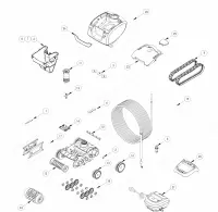 Pièces détachées pour Robot Zodiac Tornax type RG