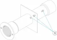 Pièces détachées pour Traversée de paroi inox
