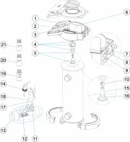 Pièces détachées pour Traitement à UV Héliox LP