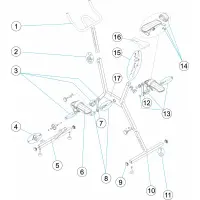Pièces détachées pour Vélo d'appartement 2.0