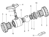 Pièces détachées pour Vanne Ø 63 - PN16