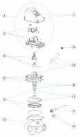 Pièces détachées pour Vanne automatique SIDE VRAC BASIC