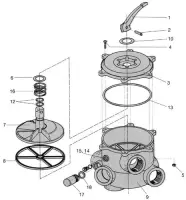 Pièces détachées pour Vanne Multivoies 1'1-2 ou 2'