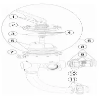 Pièces détachées pour Vanne side 2" CLASSIC PLUS avec liaisons
