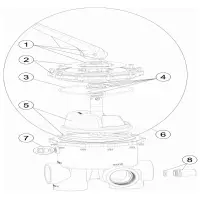 Pièces détachées pour Vanne side noire 2" CLASSIC PLUS sans liaisons