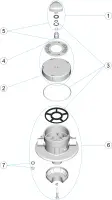 Pièces détachées pour Vanne TOP 1 1/4" 3 voies