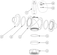 Pièces détachées pour Vase CU/AG