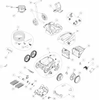 Pièces détachées pour Robot Zodiac Vortex type JD