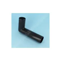 1.5" Coude tuyau (Noir) 120mm
