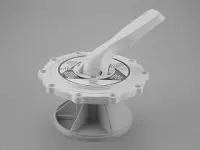 Tête de vanne (boulons + joint de couvercle inclus) Blanche NM 2" - 5 Pos