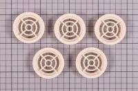 Grilles d'aspiration (x5) pour bouche série 00300 - SABLE