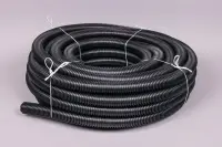 Tuyau cannelé noir 25m