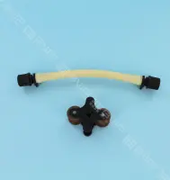 Kit tube péristaltique complet avec raccords + porte-galet