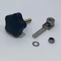 Loquet avec poignée avec clé