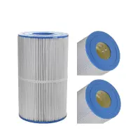 Cartouche de filtration Ø23,6cm - L.45,87cm / Haut 10cm trou ouvert - Bas 10cm trou ouvert