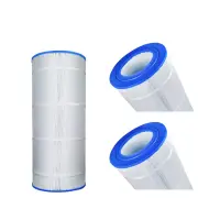 Cartouche de filtration Ø26,24cm - L.61,55cm / Haut 15cm trou ouvert - Bas 15cm trou ouvert