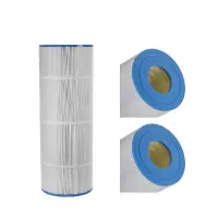 Cartouche de filtration Ø23,6cm - L.61,55cm / Haut 10cm trou ouvert - Bas 10cm trou ouvert