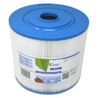 Cartouche de filtration D.216 mm - H.184 mm - Ouverte haut D.50 et bas ouvert avec fentes D.60 mm