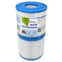 Cartouches de filtration D.125 mm - H.118 mm - Ouverte haut D.54 mm et bas D.54 mm (x2)