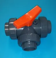 Vanne 3 voies Ø50 en T