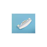 Ailette de volet GAUCHE 10 mm sans butée 2012 - BLANCHE
