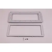 Bride et cache vis kit liner - GRIS