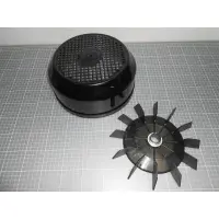 Capot + ventilateur PPE Atlas, Colorado 10 à 12,5 CV avec axe Ø24 mm - Remplace MT086125 + MT021060