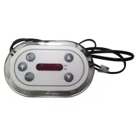 Clavier de commande avec autocollant L15 connexion RJ11 - 5 boutons (Jets, Light, Prog, Up, Down)