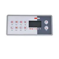 Clavier de commande avec autocollant TSC-8, K-8 - 10 boutons